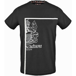 textil Herre T-shirts m. korte ærmer Aquascutum - tsia127 Sort