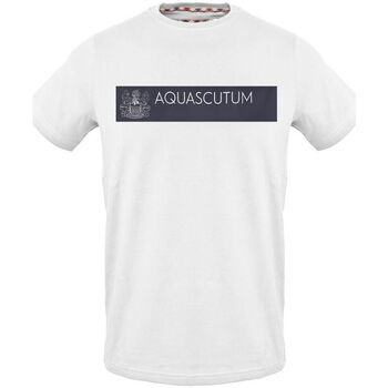 textil Herre T-shirts m. korte ærmer Aquascutum - tsia117 Hvid