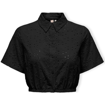 textil Dame Toppe / Bluser Only Kala Alicia Shirt- Black Sort