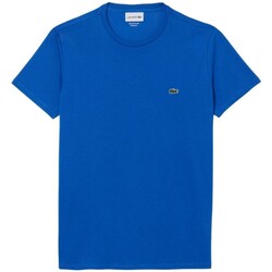 textil Herre T-shirts m. korte ærmer Lacoste TH6709 IXW Blå