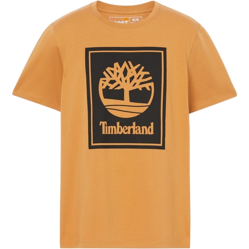 textil Herre T-shirts m. korte ærmer Timberland 236630 Brun