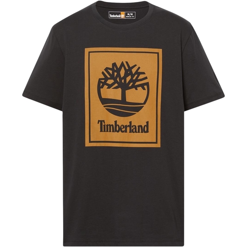textil Herre T-shirts m. korte ærmer Timberland 236625 Sort