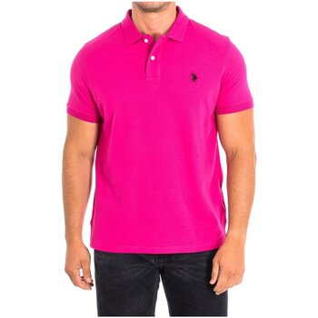 textil Herre T-shirts & poloer U.S Polo Assn. 61423-357 Pink