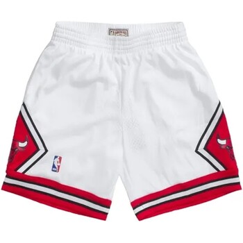 textil Herre Shorts Mitchell And Ness  Hvid