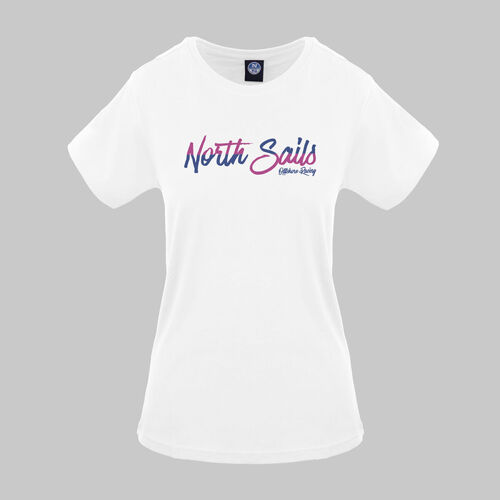 textil Dame T-shirts m. korte ærmer North Sails - 9024310 Hvid