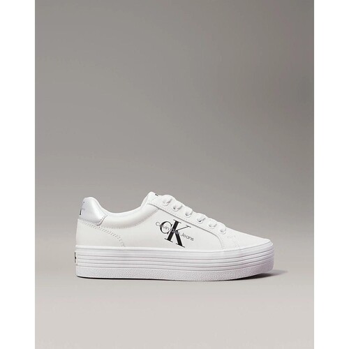 Sko Dame Sneakers Calvin Klein Jeans YW0YW014740K9 Hvid