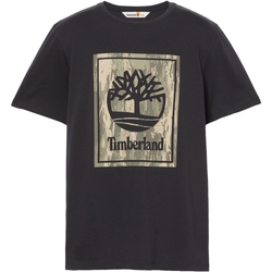 textil Herre T-shirts m. korte ærmer Timberland 236620 Sort