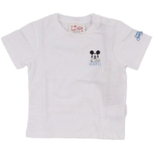 textil Dreng T-shirts m. korte ærmer Mc2 Saint Barth POT0002 01252F Hvid