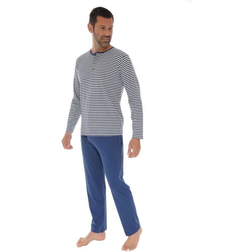 textil Herre Pyjamas / Natskjorte Christian Cane HYPPOLITE Blå