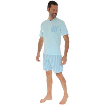 textil Herre Pyjamas / Natskjorte Christian Cane HEMELIEN Blå