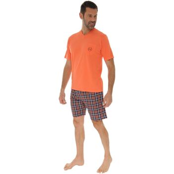 textil Herre Pyjamas / Natskjorte Christian Cane HYDAS Orange
