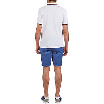 Fred Perry SLIM FIT TWIN TIPPED Hvid / Rød
