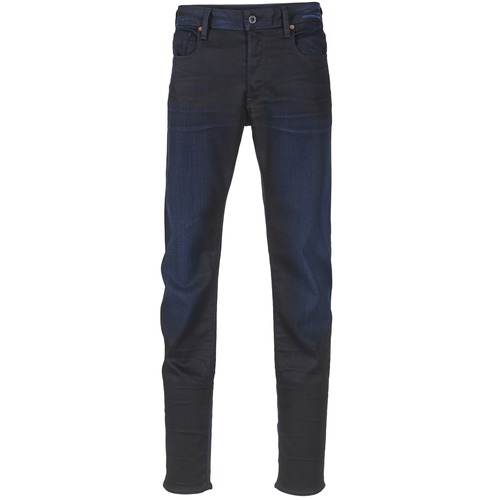 G-Star Raw 3301 SLIM Mørk / / Super / Stretch / Denim - Gratis fragt | Spartoo.dk ! - textil Smalle jeans Herre 605,00 Kr