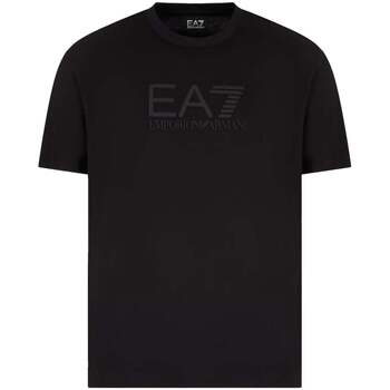 T-shirts & Polo-t-shirts Ea7 Emporio Armani  Visibility Tonal Logo T-Shirt Black