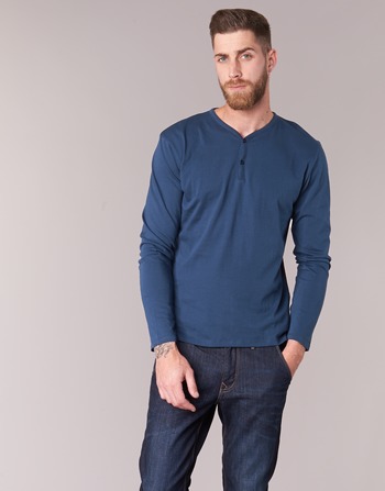 textil Herre Langærmede T-shirts BOTD ETUNAMA Marineblå