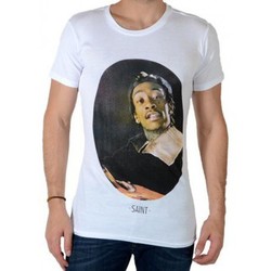 textil Herre T-shirts m. korte ærmer Eleven Paris 47047 Hvid