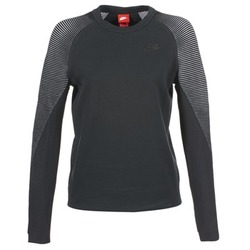 textil Dame Sweatshirts Nike TECH FLEECE CREW Sort