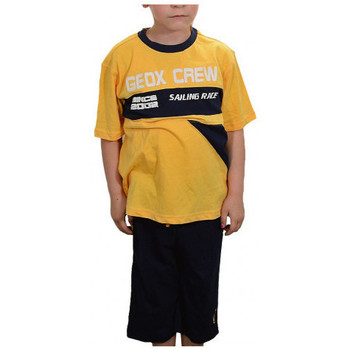 textil Børn T-shirts & poloer Geox Completo Gul