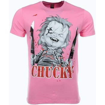 textil Herre T-shirts m. korte ærmer Local Fanatic 2195213 Pink