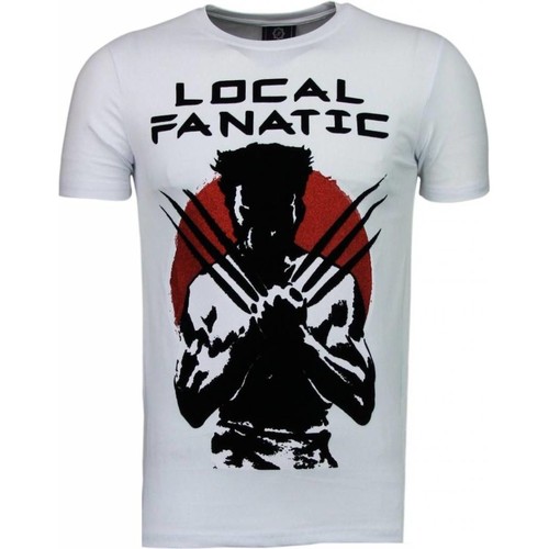 textil Herre T-shirts m. korte ærmer Local Fanatic 27347140 Hvid