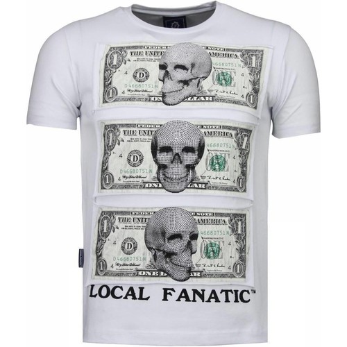 textil Herre T-shirts m. korte ærmer Local Fanatic 20780718 Hvid