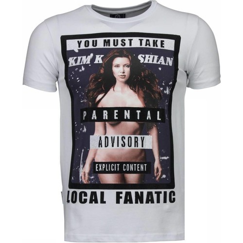 textil Herre T-shirts m. korte ærmer Local Fanatic 20777100 Hvid