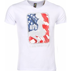 textil Herre T-shirts m. korte ærmer Local Fanatic 6688856 Hvid