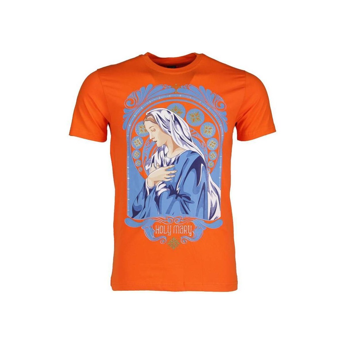 textil Herre T-shirts m. korte ærmer Local Fanatic 3076430 Orange