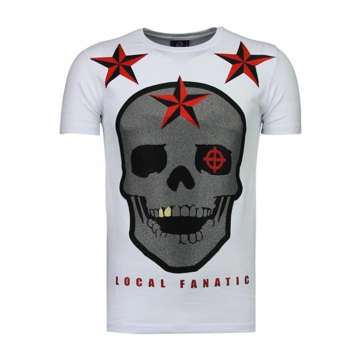 textil Herre T-shirts m. korte ærmer Local Fanatic 27374400 Hvid