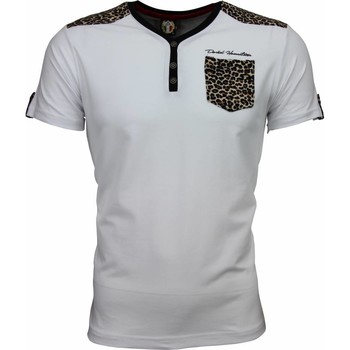 textil Herre T-shirts m. korte ærmer David Copper 7705897 Hvid