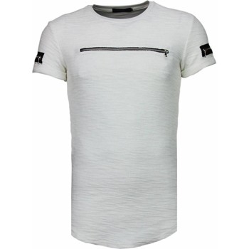 textil Herre T-shirts m. korte ærmer Justing 31875188 Hvid
