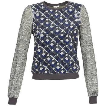 textil Dame Sweatshirts Manoush MOSAIQUE Grå / Sort / Blå