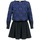 textil Dame Korte kjoler Manoush GIRANDOLINE Sort / Blå