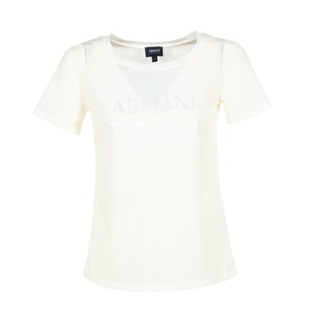 textil Dame T-shirts m. korte ærmer Armani jeans KAJOLA Hvid