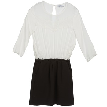 textil Dame Korte kjoler Suncoo CELESTINE Sort / Hvid