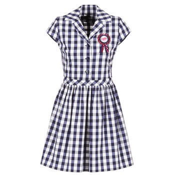 textil Dame Korte kjoler Love Moschino WVF3001 Blå / Hvid