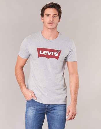 textil Herre Langærmede T-shirts Levi's GRAPHIC SET-IN Grå
