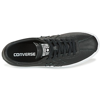 Converse BREAKPOINT FOUNDATIONAL LEATHER OX BLACK/BLACK/WHITE Sort / Hvid