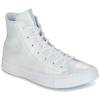 Sko Dame Høje sneakers Converse CHUCK TAYLOR ALL STAR IRIDESCENT LEATHER HI IRIDESCENT LEATHER H Valkoinen