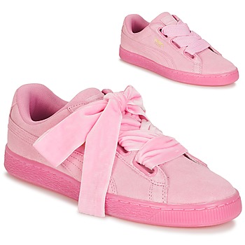 Sko Dame Lave sneakers Puma SUEDE HEART RESET WN'S Pink