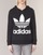 textil Dame Sweatshirts adidas Originals TREFOIL HOODIE Sort