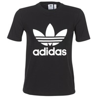 textil Dame T-shirts m. korte ærmer adidas Originals TREFOIL TEE Sort