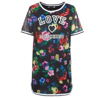 textil Dame Korte kjoler Love Moschino W5A0302 Sort / Flerfarvet