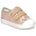 Sko Pige Lave sneakers Citrouille et Compagnie JORDANIA Pink / Guld