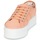 Sko Dame Lave sneakers Victoria BLUCHER LONA PLATAFORMA Pink / Beige