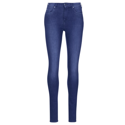 textil Dame Jeans - skinny Pepe jeans REGENT Blå / Ce2 / Cristaux / Swarorsky