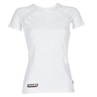 textil Dame T-shirts m. korte ærmer Philipp Plein Sport FORMA LINEA Hvid / Hvid