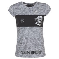 textil Dame T-shirts m. korte ærmer Philipp Plein Sport THINK WHAT U WANT Grå