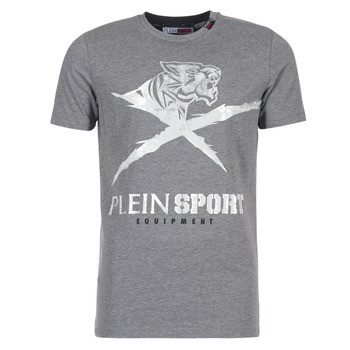 textil Herre T-shirts m. korte ærmer Philipp Plein Sport BORIS Grå / Sølv