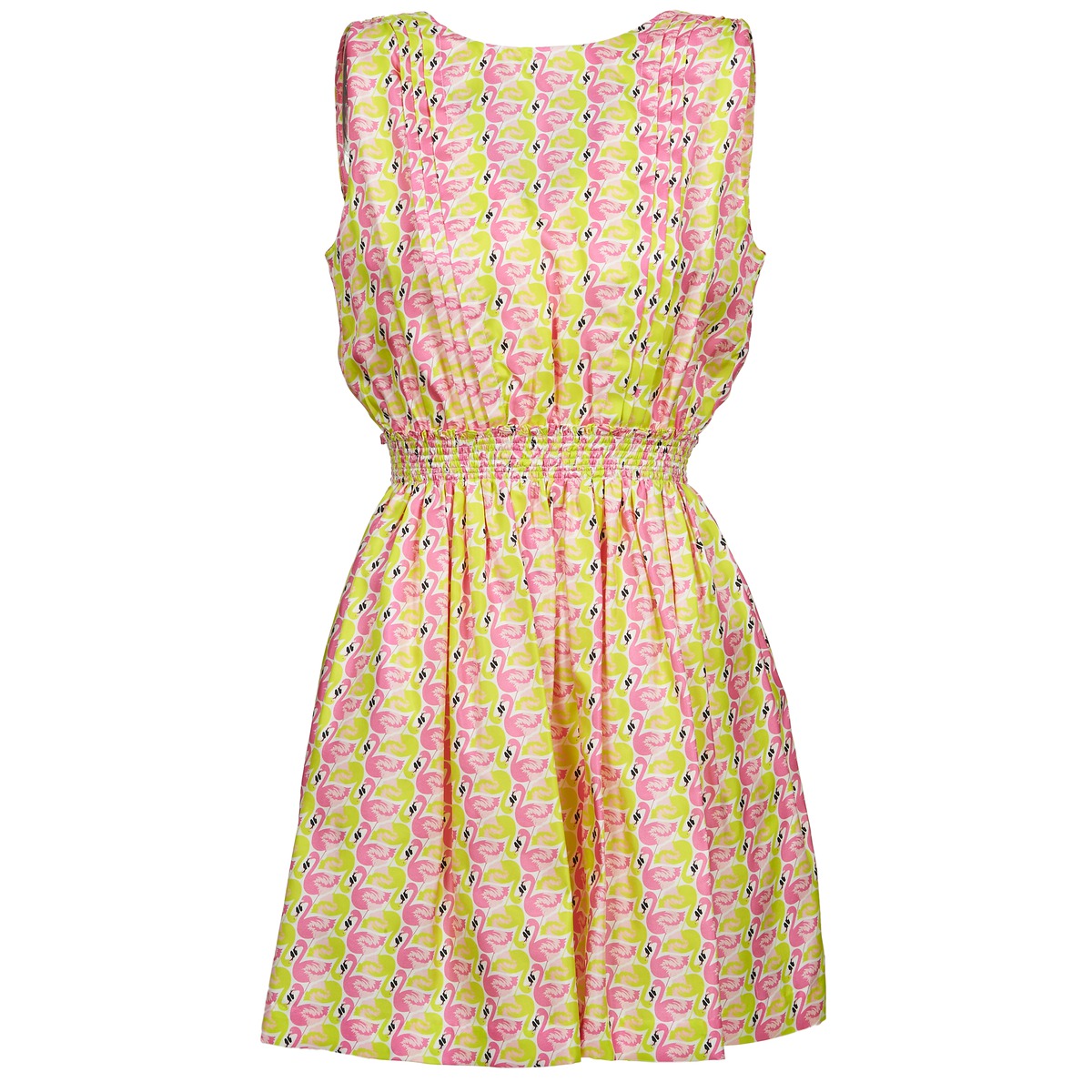 textil Dame Korte kjoler Manoush FLAMINGO Pink / Fluo / Gul